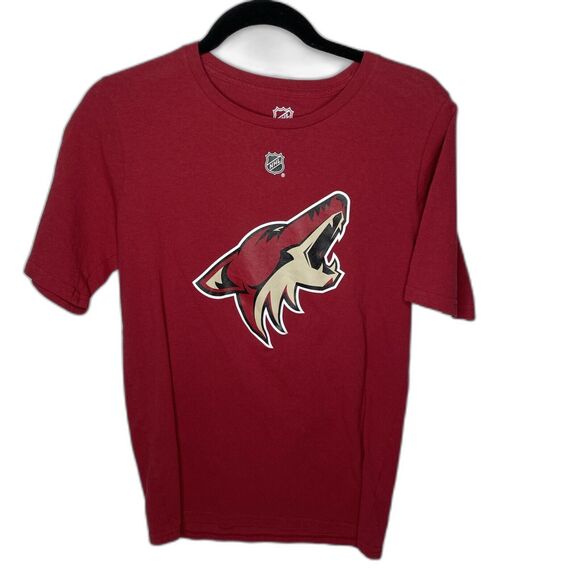 Arizona Coyotes Youth T Shirt Size X-Large 18/20 XL  Maroon #18 Keller NHL - Picture 1 of 6